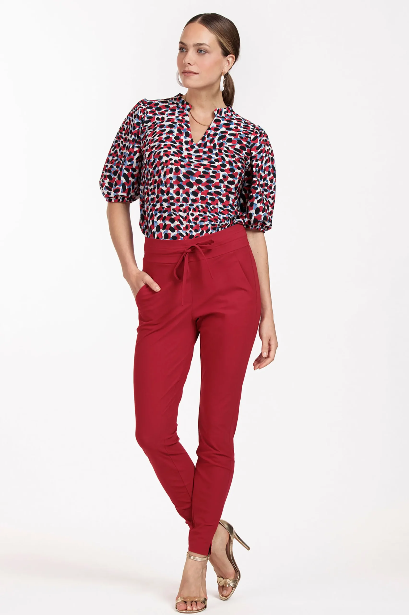 Studio Anneloes Stairdown trousers -