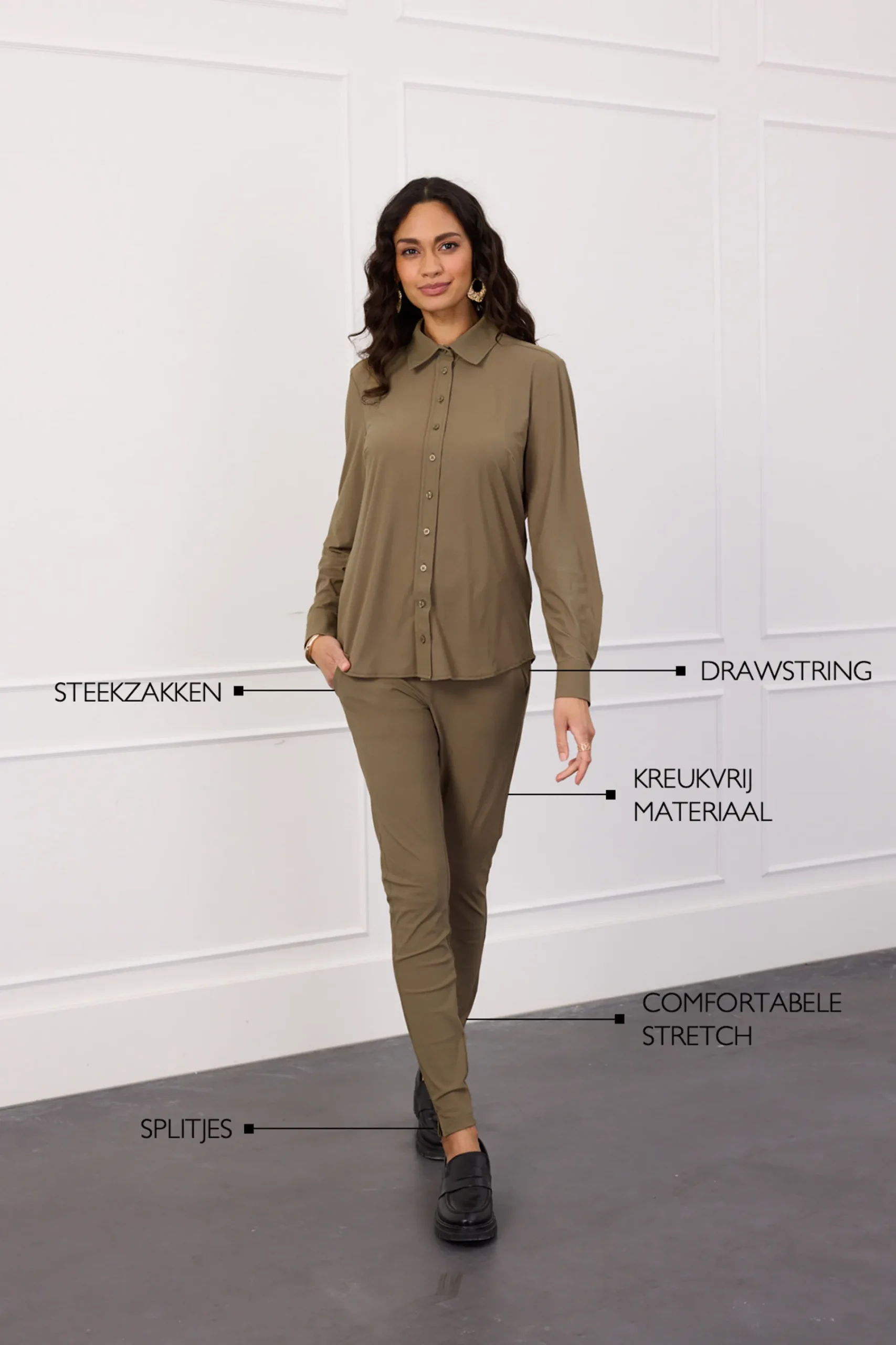 Studio Anneloes Stairdown trousers -