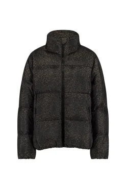 Studio Anneloes Tanner puffer leopard jacket -