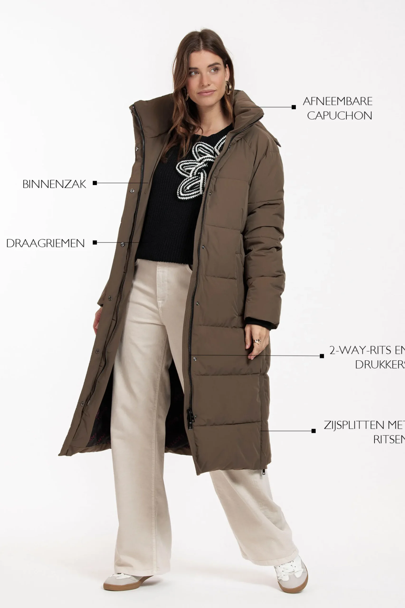 Studio Anneloes Tracey puffer coat -