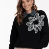 Studio Anneloes Valerie chunky flower pullover -