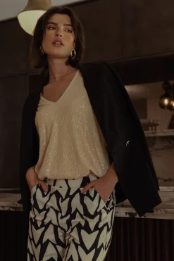 Studio Anneloes Victoria sequins top -