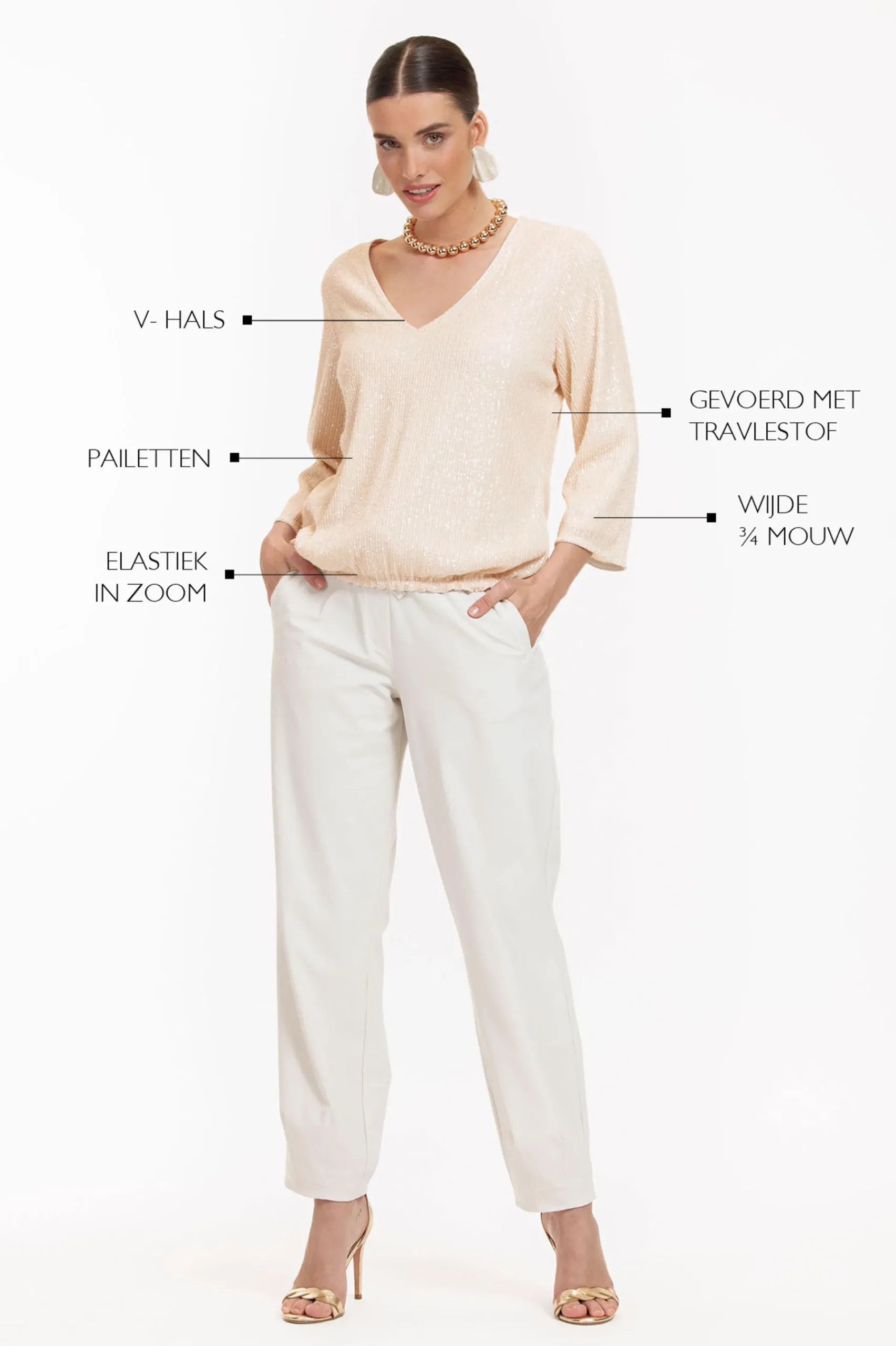 Studio Anneloes Victoria sequins top -