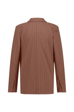 Studio Anneloes Violet pinstripe blazer -