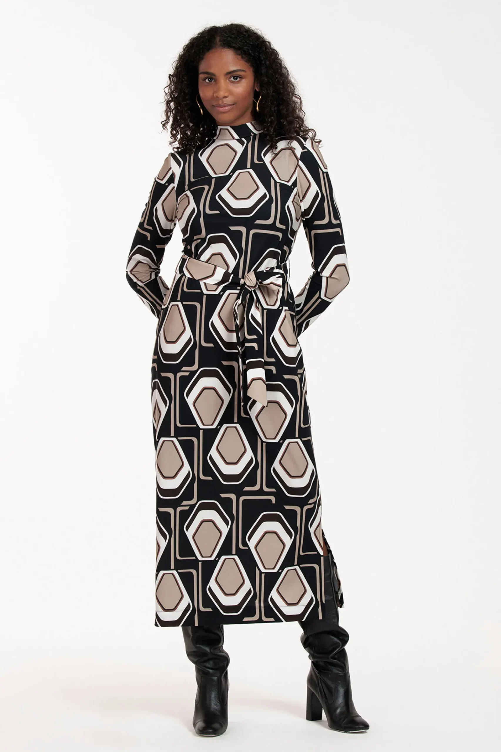 Studio Anneloes Wendi graphic big dress -